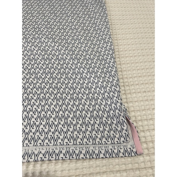 Greyson Polo Shirt Men's XL Blue Geometric All Over Print Stretch Logo Golf - Picture 11 of 12